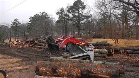 skid steer moving logs|moving large logs without hurting.